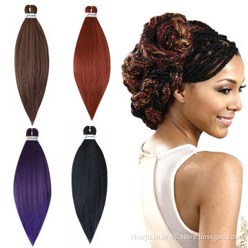 Ombre Yaki Straight Jumbo Hair Afro Private Label Braids Pre Stretched Expression EZ Braiding Synthetic Hair Extension For Women
